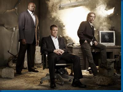 Human Target Cast Photo Sign 8in x 12in