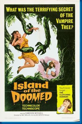 Island Of The Doomed movie poster Sign 8in x 12in