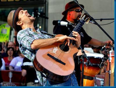 Jason Mraz Singing Photo Sign 8in x 12in