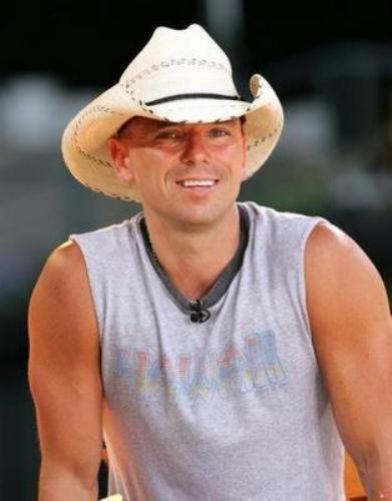 Kenny Chesney Portrait Photo Sign 8in x 12in