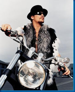 Kid Rock Chopper Photo Sign 8in x 12in