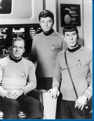 Star Trek Kirk Spock Mccoy poster tin Metal Print Wall Art