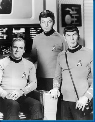Star Trek Kirk Spock Mccoy Metal Poster Choose Style The Poster Depot