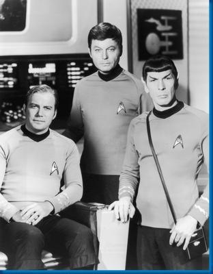 Star Trek Kirk Spock Mccoy poster tin Metal Print Wall Art