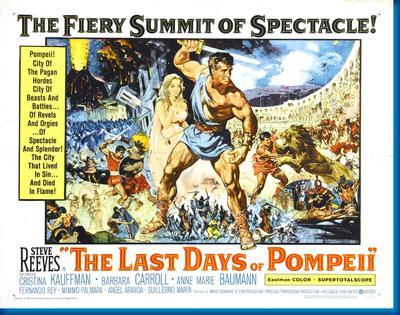 Last Days Of Pompeii The movie poster Sign 8in x 12in