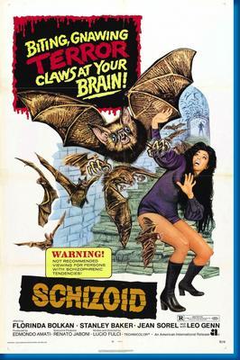 Schizoid movie poster Sign 8in x 12in