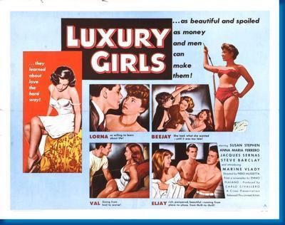 Luxury Girls movie poster Metal Print 8in x 12in