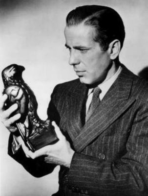 Maltese Falcon movie poster Humphrey Bogart Metal Print 8in x 12in