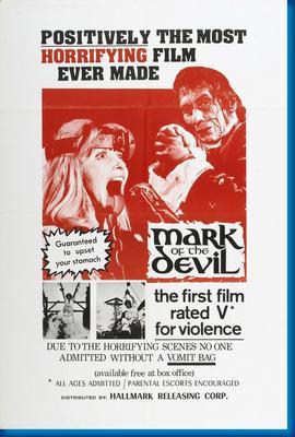 Mark Of The Devil Metal Movie Poster 8in x 12in