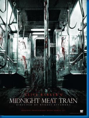 Midnight Meat Train movie poster Sign 8in x 12in