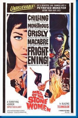 Mill Of The Stone Women Metal Movie Poster 8in x 12in