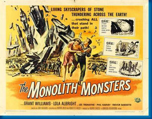 Monolith Monsters The movie poster Sign 8in x 12in