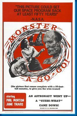 Monster A Gogo movie poster Metal Print 8in x 12in