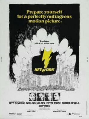 Network Metal Movie Poster 8in x 12in