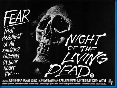 Night Of The Living Dead movie poster Sign 8in x 12in