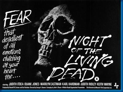 Night Of The Living Dead movie poster Sign 8in x 12in