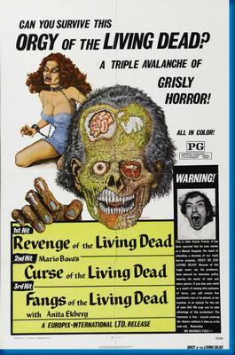 Orgy Of The Living Dead Movie Poster Metal Poster Choose Style The Poster Depot