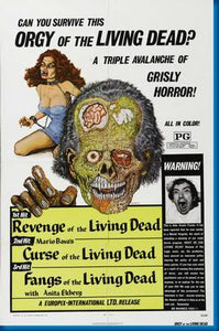 Orgy Of The Living Dead movie poster Sign 8in x 12in