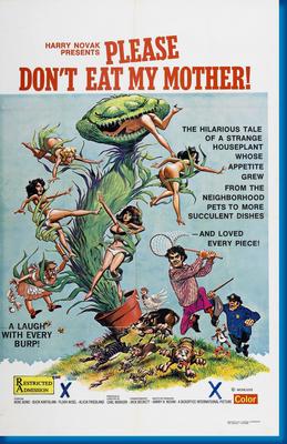 Please Dont Eat My Mother Movie Poster 11inx17in in Mail/storage/gift tube