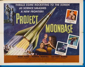 Project Moon Base movie poster Sign 8in x 12in