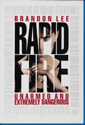 Rapid Fire movie poster Sign 8in x 12in