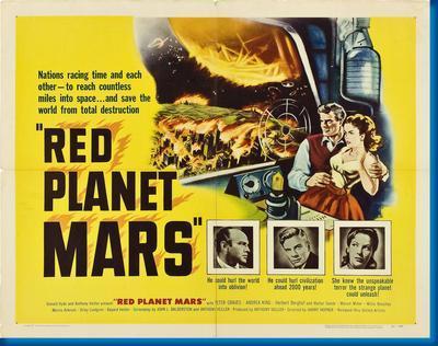 Red Planet Mars Movie Poster Metal Poster Choose Style The Poster Depot