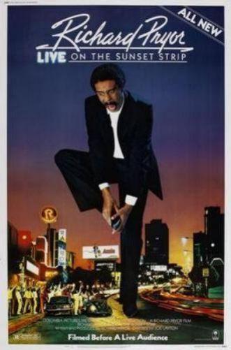 Richard Pryor Live On The Sunset Strip movie poster Sign 8in x 12in