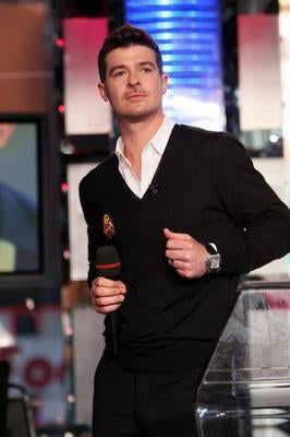 Robin Thicke Poster Black Jacket 27in x40 in The Poster Depot