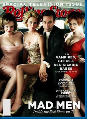 Mad Men Rolling Stone Cover Photo Sign 8in x 12in