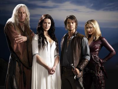 Legend Of The Seeker Cast Hz poster tin sign Wall Art