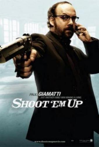 Shoot Em Up movie poster Sign 8in x 12in