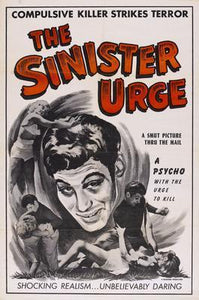 Sinister Urge The movie poster Sign 8in x 12in