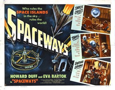 Spaceways movie poster Sign 8in x 12in