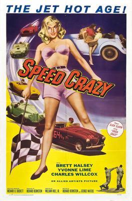 Speed Crazy movie poster Sign 8in x 12in