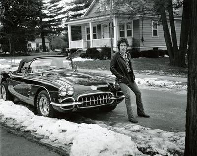 Bruce Springsteen poster 27x40 Corvette