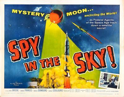 Spy In The Sky movie poster Sign 8in x 12in