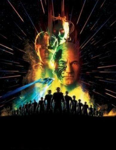 Star Trek movie poster First Contact Metal Print 8in x 12in