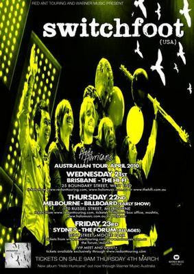 Switchfoot poster for sale cheap United States USA