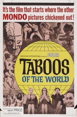 Taboos Of The World Metal Movie Poster 8in x 12in