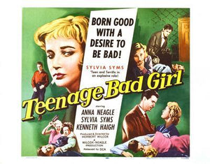 Teenage Bad Girl movie poster Sign 8in x 12in