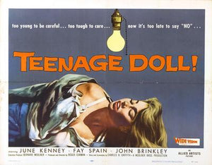 Teenage Doll movie poster Sign 8in x 12in