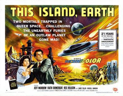 This Island Earth Hz Metal Movie Poster 8in x 12in