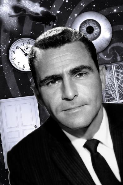 Twilight Zone Art Photo Sign 8in x 12in