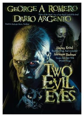Two Evil Eyes movie poster Metal Print 8in x 12in