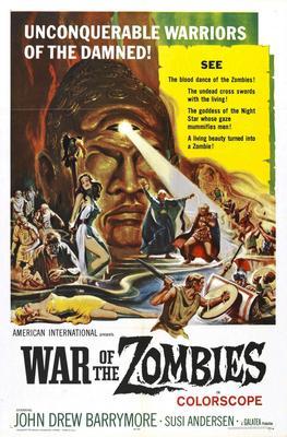 War Of The Zombies Metal Movie Poster 8in x 12in