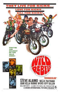 Wild Rebels The movie poster Sign 8in x 12in