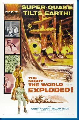 Night The World Exploded The poster 16inx24in 