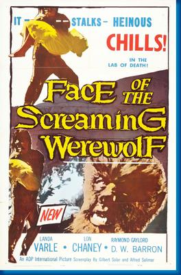 Face Of The Screaming Werewolf poster for sale cheap United States USA