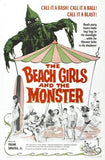 Beach Girls And The Monster Movie Poster 11x17 Mini Poster