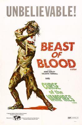 Beast Of Blood movie poster Sign 8in x 12in